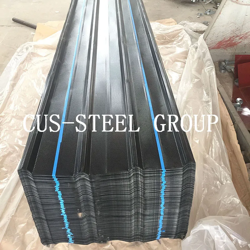 1050mm Colorbond Galvanized PPGI Box Profiled Steel Prepainted Trapezoidal Roofing Sheet