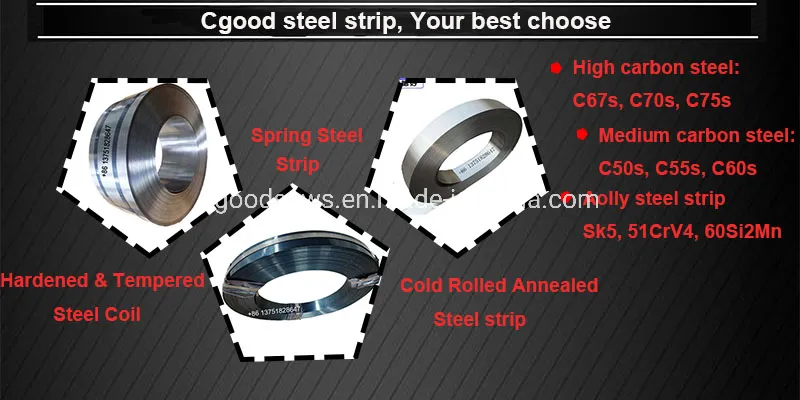 1075 1095 JIS Standard Sk5 High Carbon Spring Steel Strip