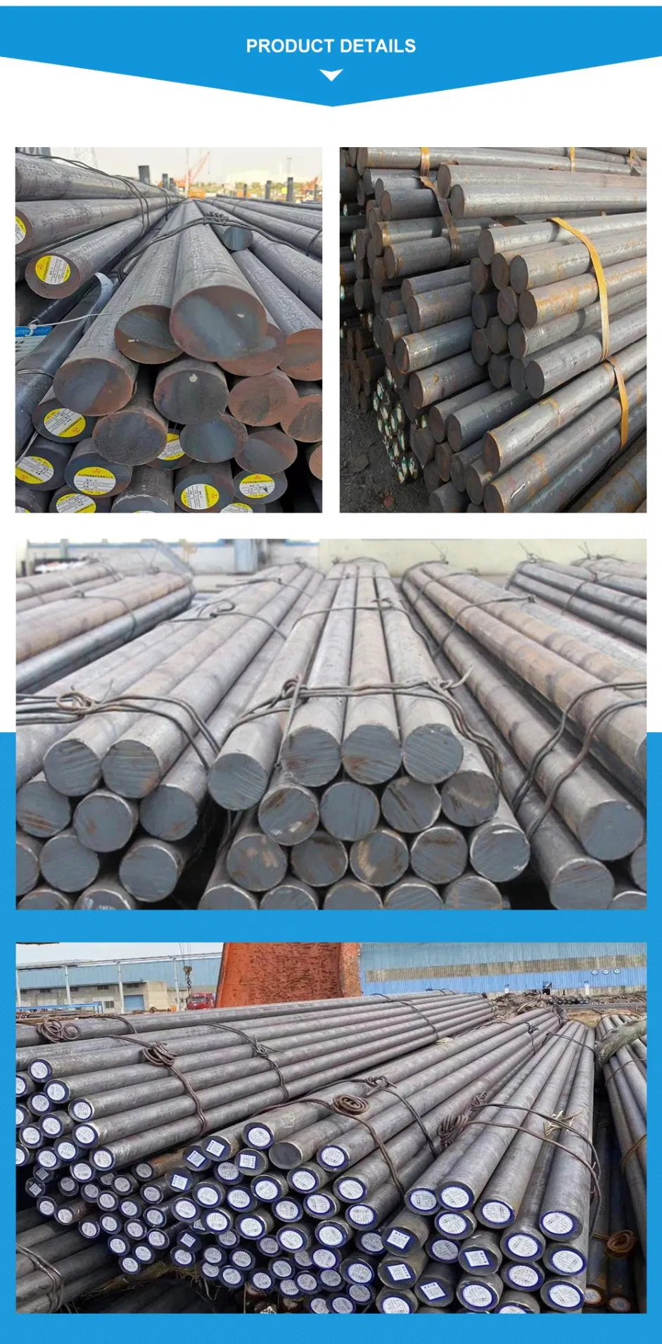 1215 1020 1045 Cold Drawn Round Bar Calibrated Steel Bar