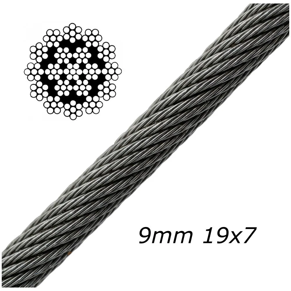 19X7 Galvanized Steel Aircraft Cable