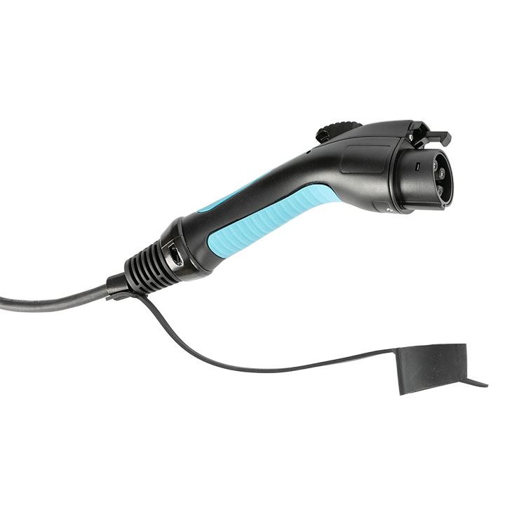 What type of connector is used for EV charging?