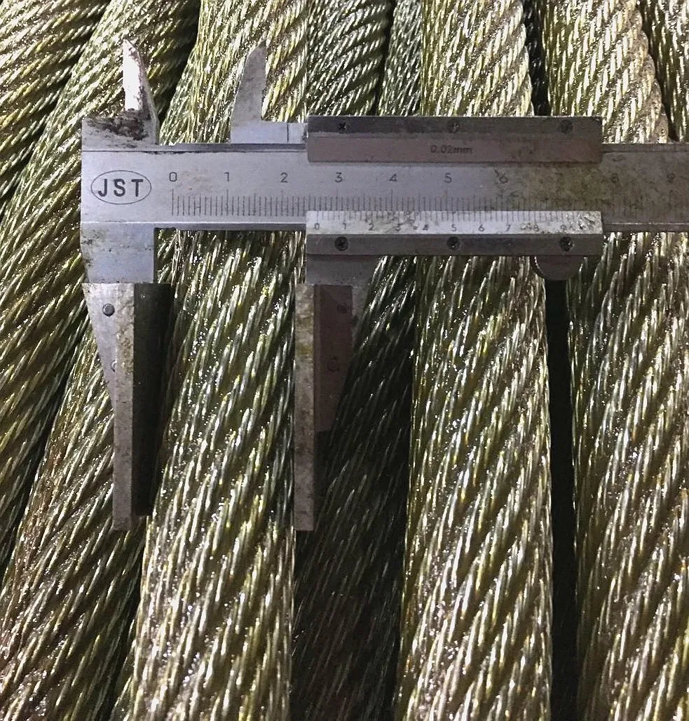 6*19s+FC 6X36sw API, DIN, Atms, GB Diameter 6-50mm Steel Wire Rope for Port Loading Lifting Hoisting and Derrick Tower Crane on Sale 15% off