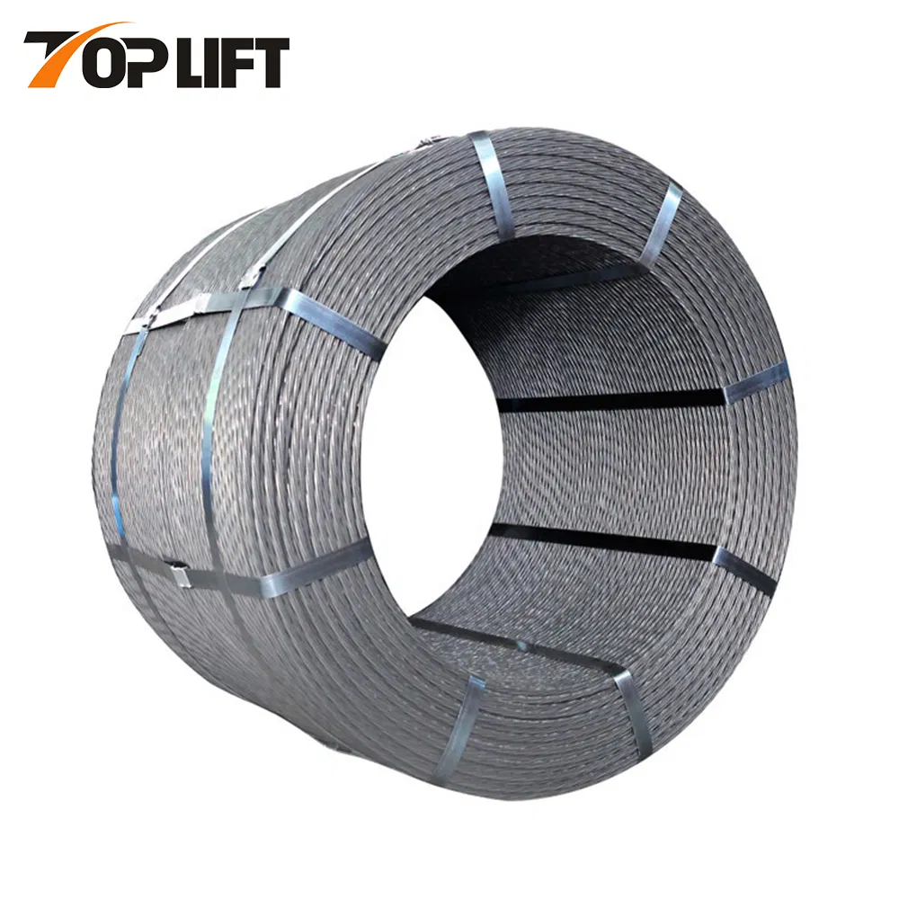 6V*18+FC Braided Ungalvanized Steel Cable Galvanized Steel Wire Rope