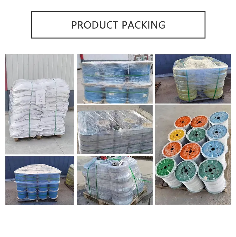 6X19 +Iws Multicolor PVC Coated Nylon Galvanized Steel Wire Rope