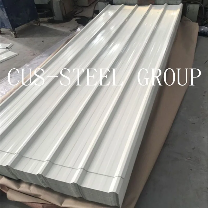 Africa Prepainted Galvanised Finish Roof Cladding Price/Profiled Metal Roofing Sheet
