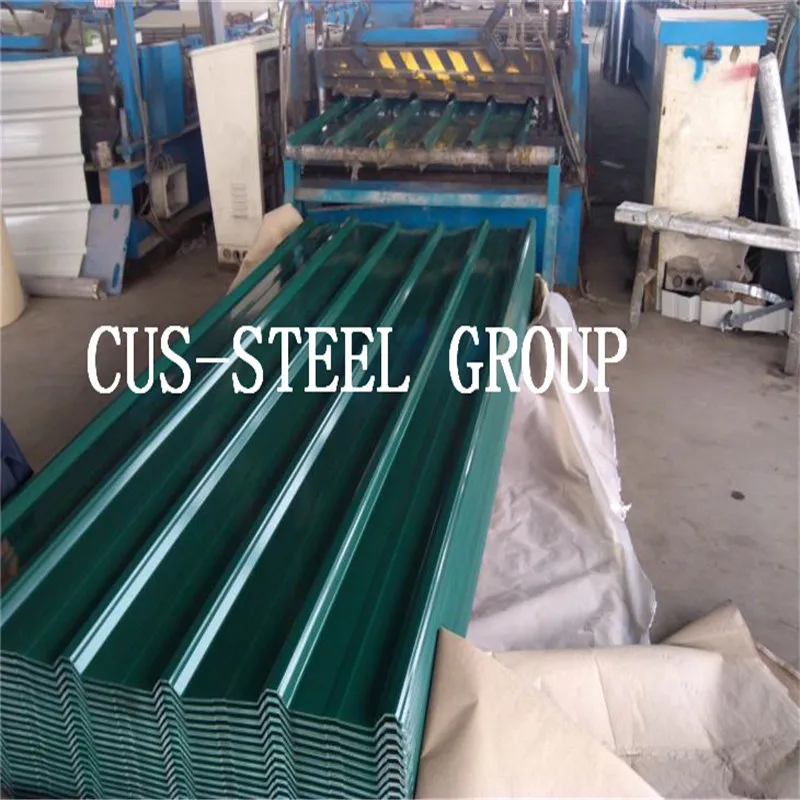 Africa Prepainted Galvanised Finish Roof Cladding Price/Profiled Metal Roofing Sheet