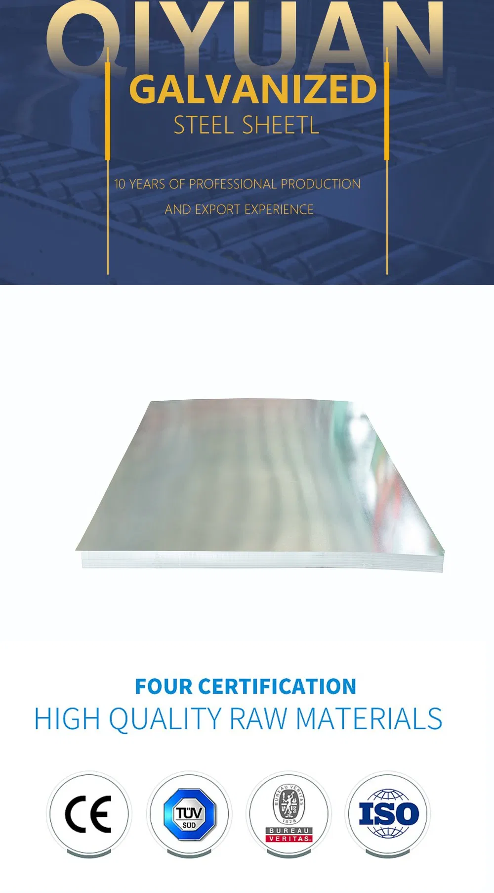 AISI 1010 Steel Price 0.5mm Thick Galvanized Steel Sheet Malaysia