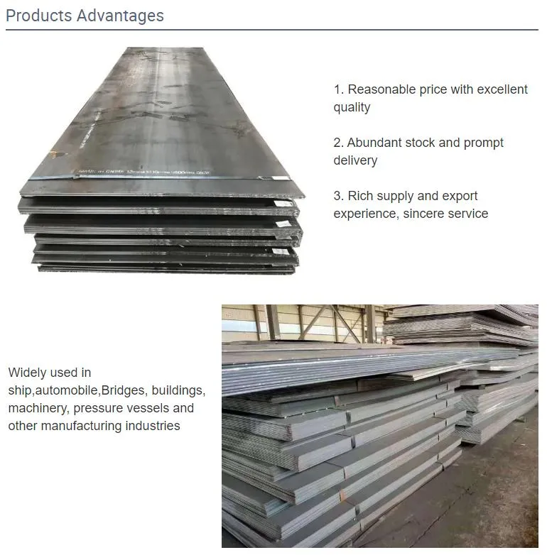 AISI 1095 Carbon Steel Plate 15n20 Price Carbon Steel Sheet 12mm 0.2mm Thick Grade Q235B Ss400