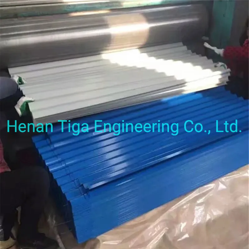 Aluminium 0.3*914/800mm Sinus Profile Red Blue Green Galvalume Corrugation Roofing Sheet