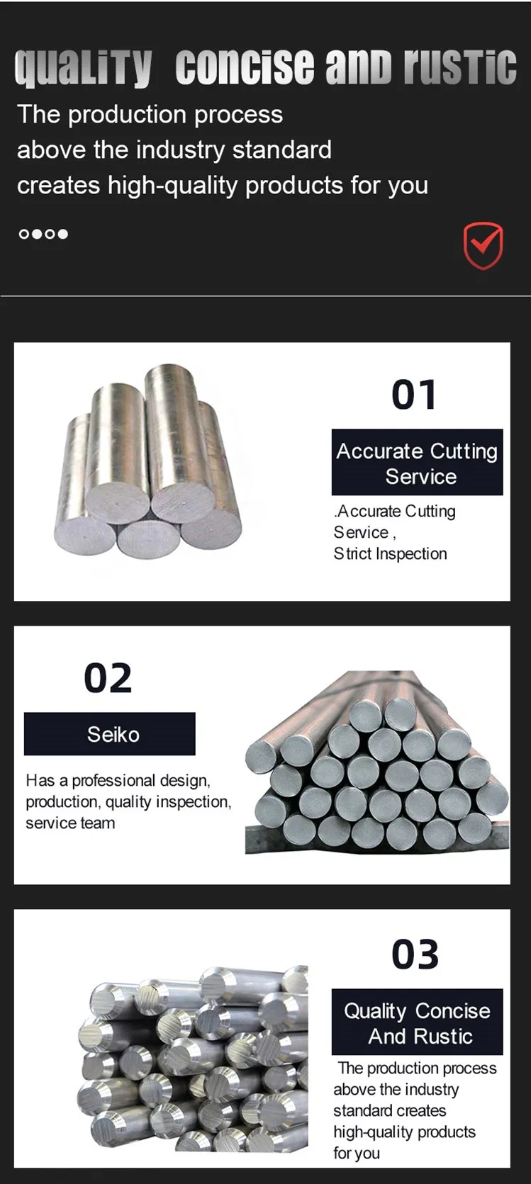 ASTM 1025 1055 1045 Carbon Steel Bar 1055 Steel Price