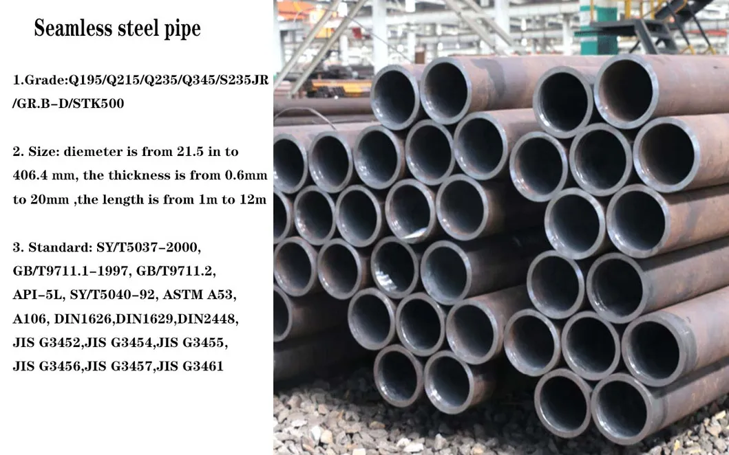 ASTM 1045 A29m 1050 1055 1060 Seamless Carbon Steel Pipe Wholesale Price