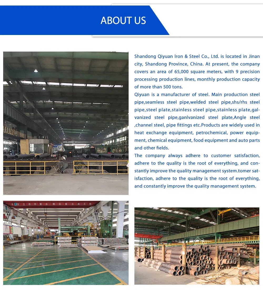 ASTM Standard A53 A106 API 5L Seamless and Welded Carbon Steel Square Pipe