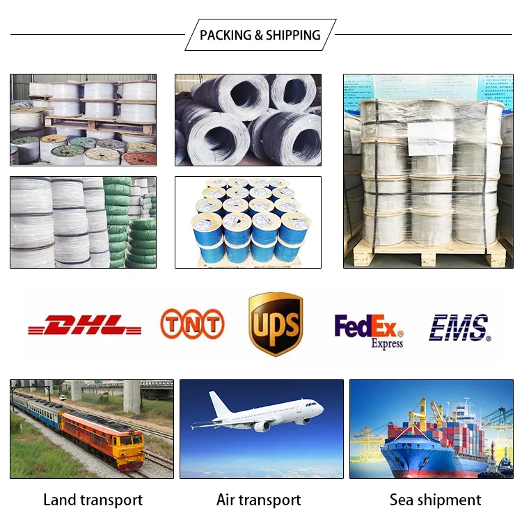 Steel Rope Wire Galvanized Steel Wire Rope Braided Steel Wire Rope