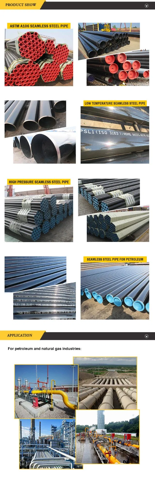 Big Od Seamless Steel Pipe for Mechanical Processing