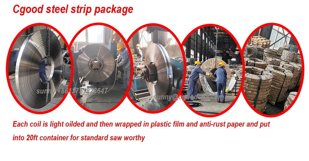 China High Carbon Spring Steel Strip Big Size for Rolling Shutter Doors