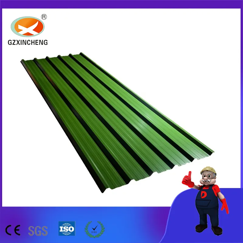 China Supplier PPGI Color Coated Steel Corrugated Roofing Sheets for Prefab Container House Portable