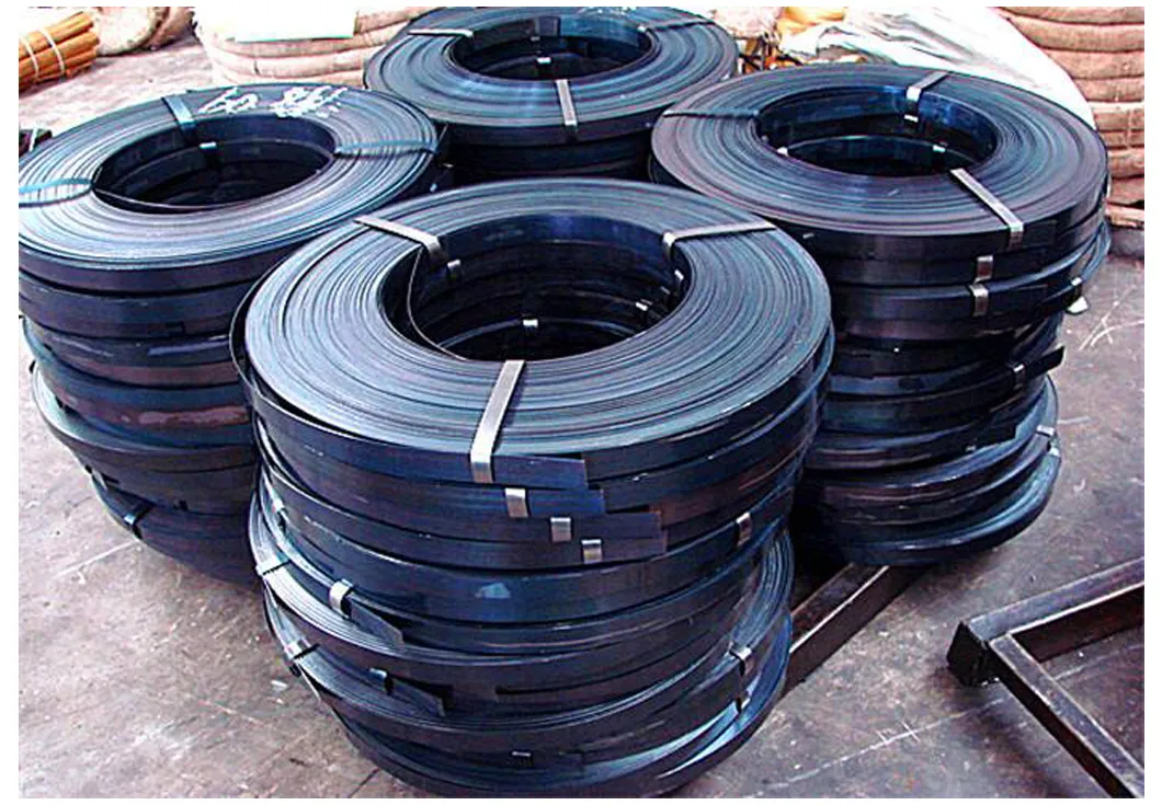 Ck60 Ck67 C75s High Carbon Blue Strip Spring Steel Strapping