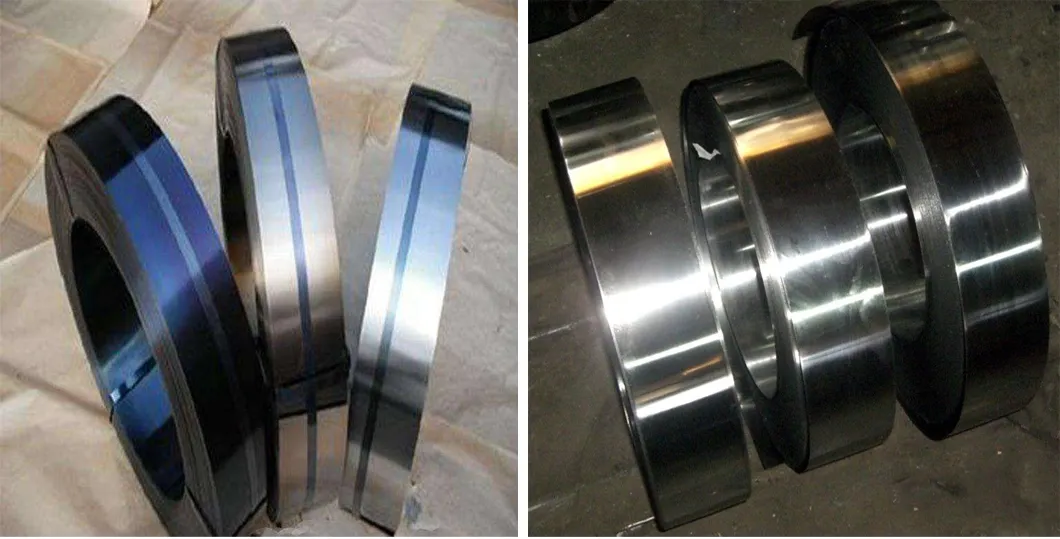 Ck60 Ck67 C75s High Carbon Blue Strip Spring Steel Strapping
