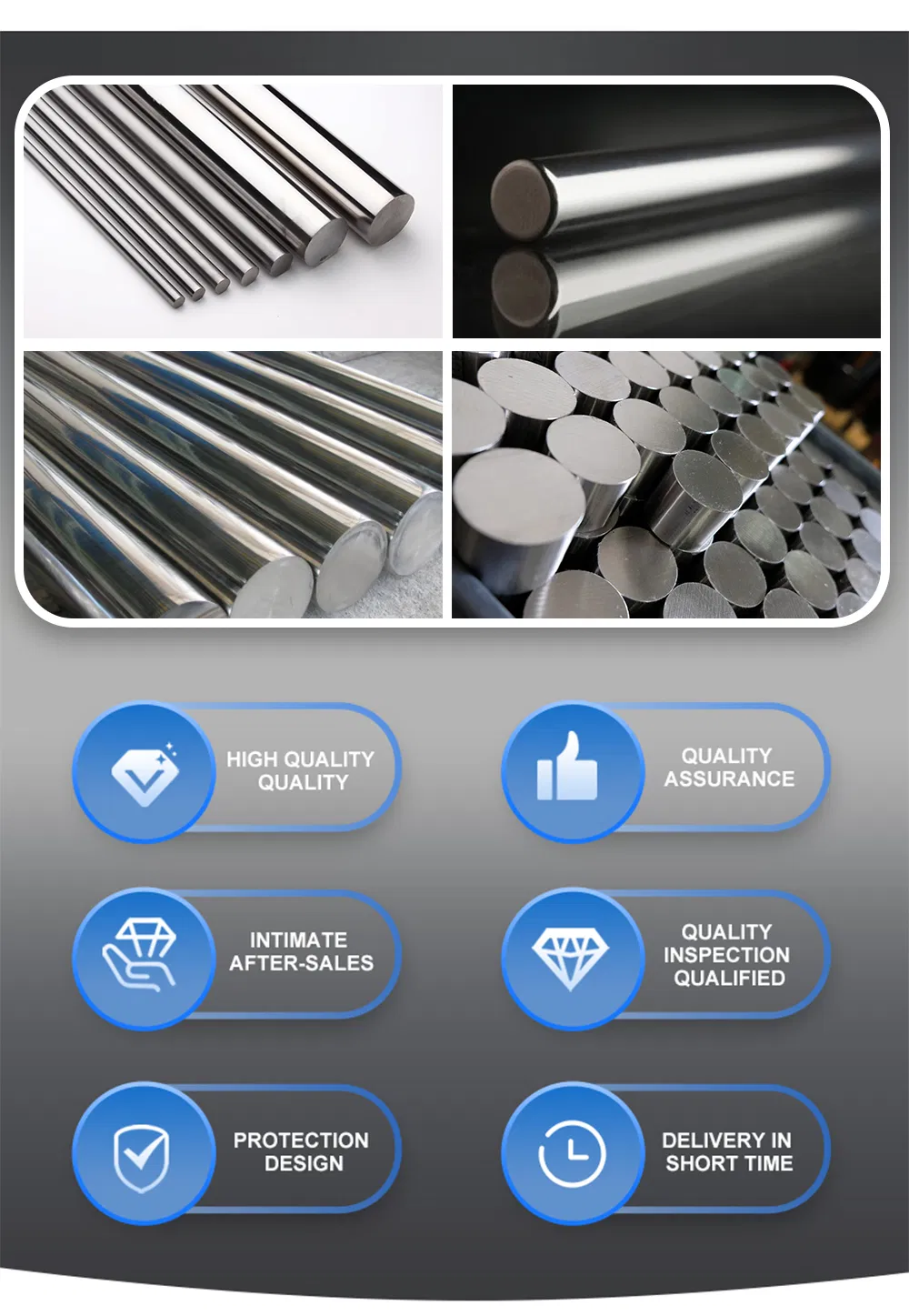Cold Drawn 1215 42CrMo 25X25 416 Q235B Q345b Q345D Q345e Mild Carbon AISI 321 Stainless Steel Round Bar