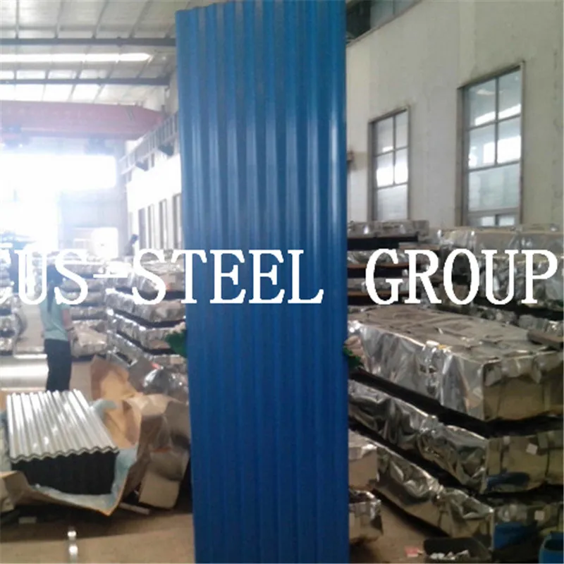 Factory Red Blue Green Colorbond PPGI Roof Profiled Prepainted Corrugated Roofing Sheet