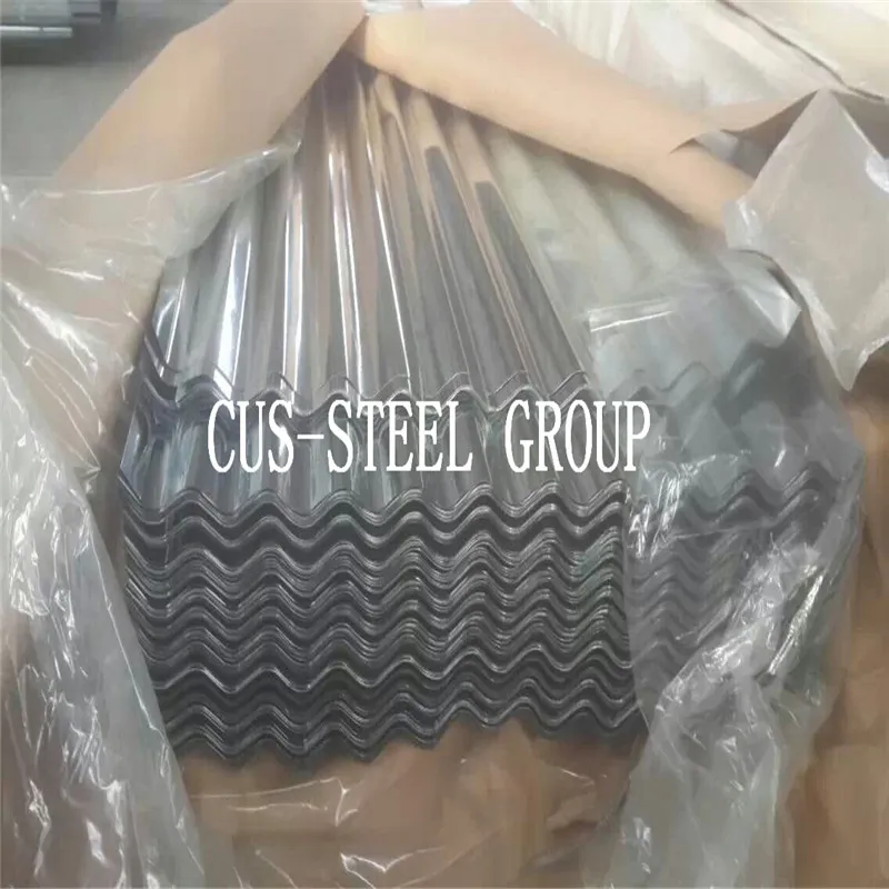 Full Hard Dx51d Gi Corrugated Profiled Metal Shine Roofing Tile