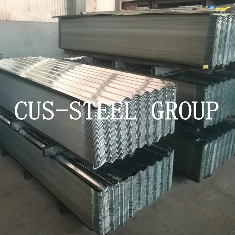 Full Hard Dx51d Gi Corrugated Profiled Metal Shine Roofing Tile