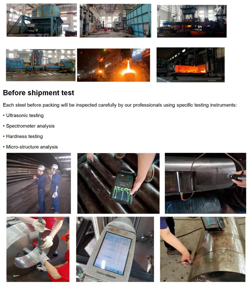 Good Price Hot Rolled /Forged Mild Carbon Structure Steel Round /Flat /Square Bar A105, A106, 1020, 1045, 1055, 15mn, 20mn, 25mn, 40mn