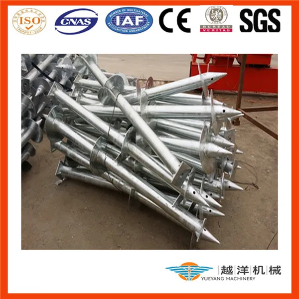 Helical Ground Screw Piles for Foundation of Solar Photovoltaic Brackets