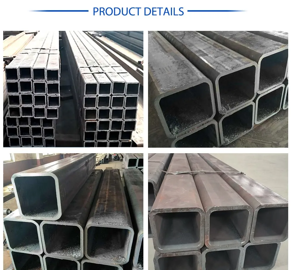 High Quality 1020/1030 Grades Carbon Steel Square Pipe China