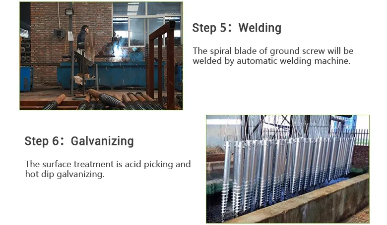 Hot DIP Galvanized Ground Screw Pile for Solar System Mount