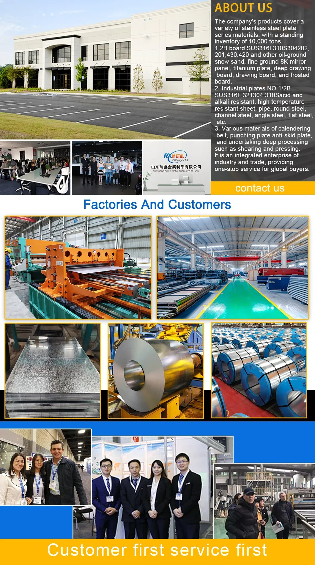 Hot Product AISI 1095 Q235B S55c Galvanized/ Zinc Coated Steel Plate / Sheet