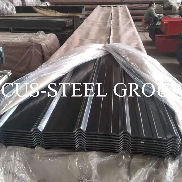Inverted Box Rib Color Coated Metal Sheet/ Trapezoidal Laque Roof Sheet