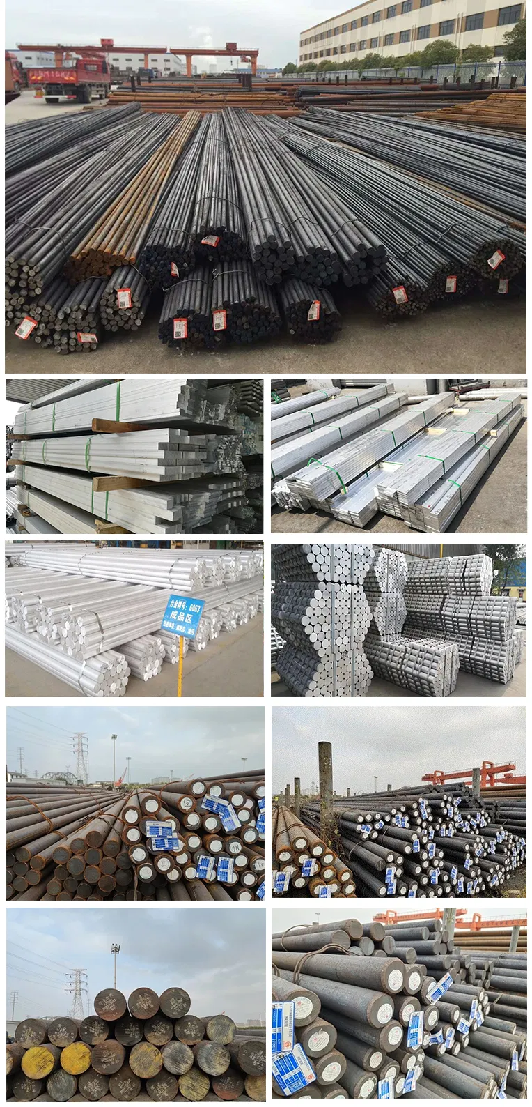 Liange Alloy Steel Round Bar 5160 1095 Spring Steel Cr12MOV Steel Flat Bar