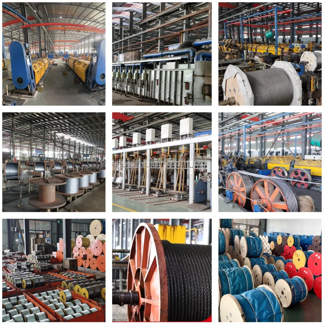 Non Rotating 35wx7 Galvanized Metal Wire Cable Rope for Crane