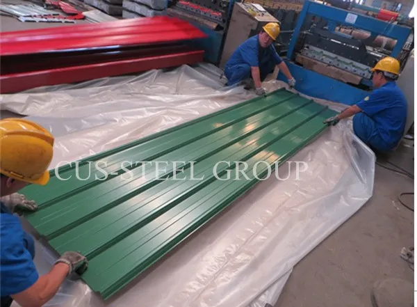 Pre Painted Steel Iron Roofing Sheet/Colour Corrugated Metal Roof Decking