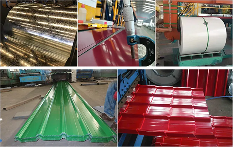 Prepainted Galvanized/Aluminum PPGI/PPGL Roll/Steel Plate/Metal Roofing Sheet