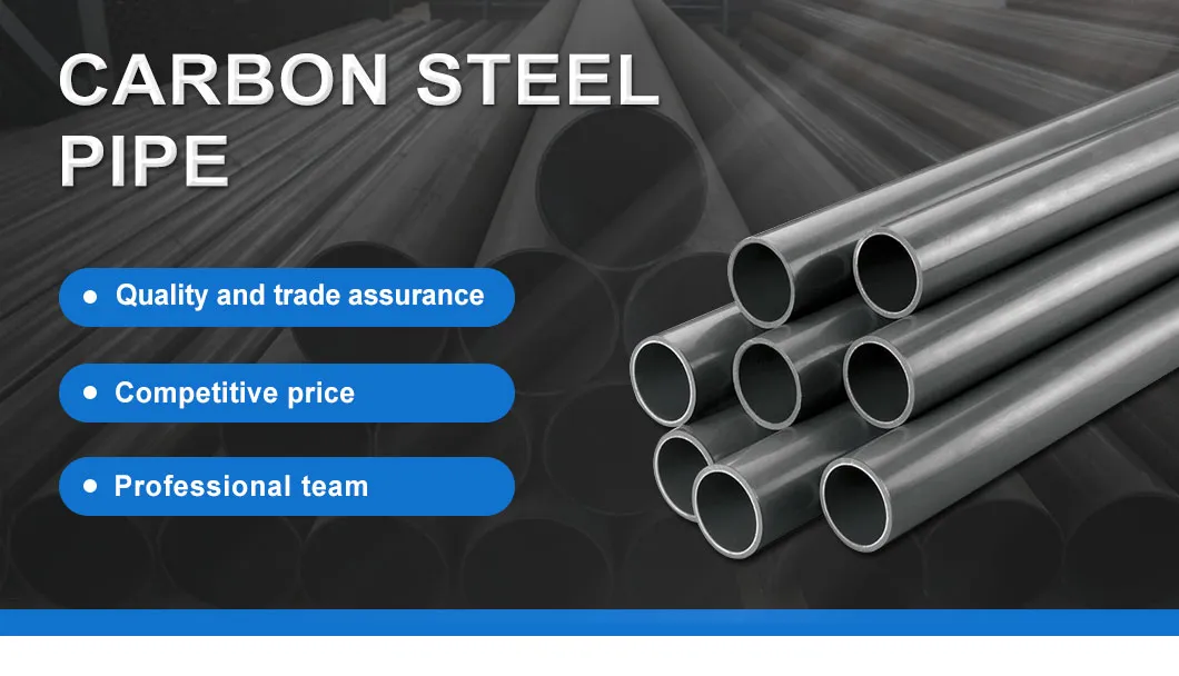 Q235 1010 1020 1045 Manufacture in China Carbon Steel Pipe