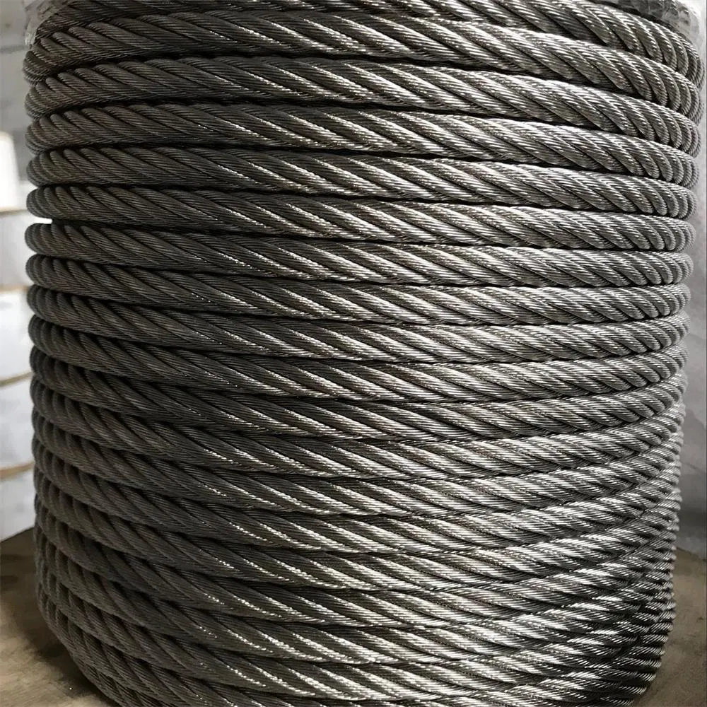 Rotation Resistant 35wx7 Galvanized Metal Rope Wire