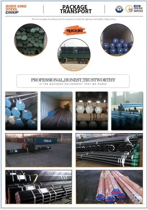 SAE 1010 AISI 1045 ASTM A106 Seamless Carbon Steel Pipe/Tube