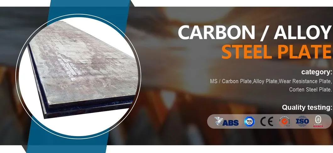 SAE 1020 1045 Q235 A36 Series Low Carbon Steel Plate