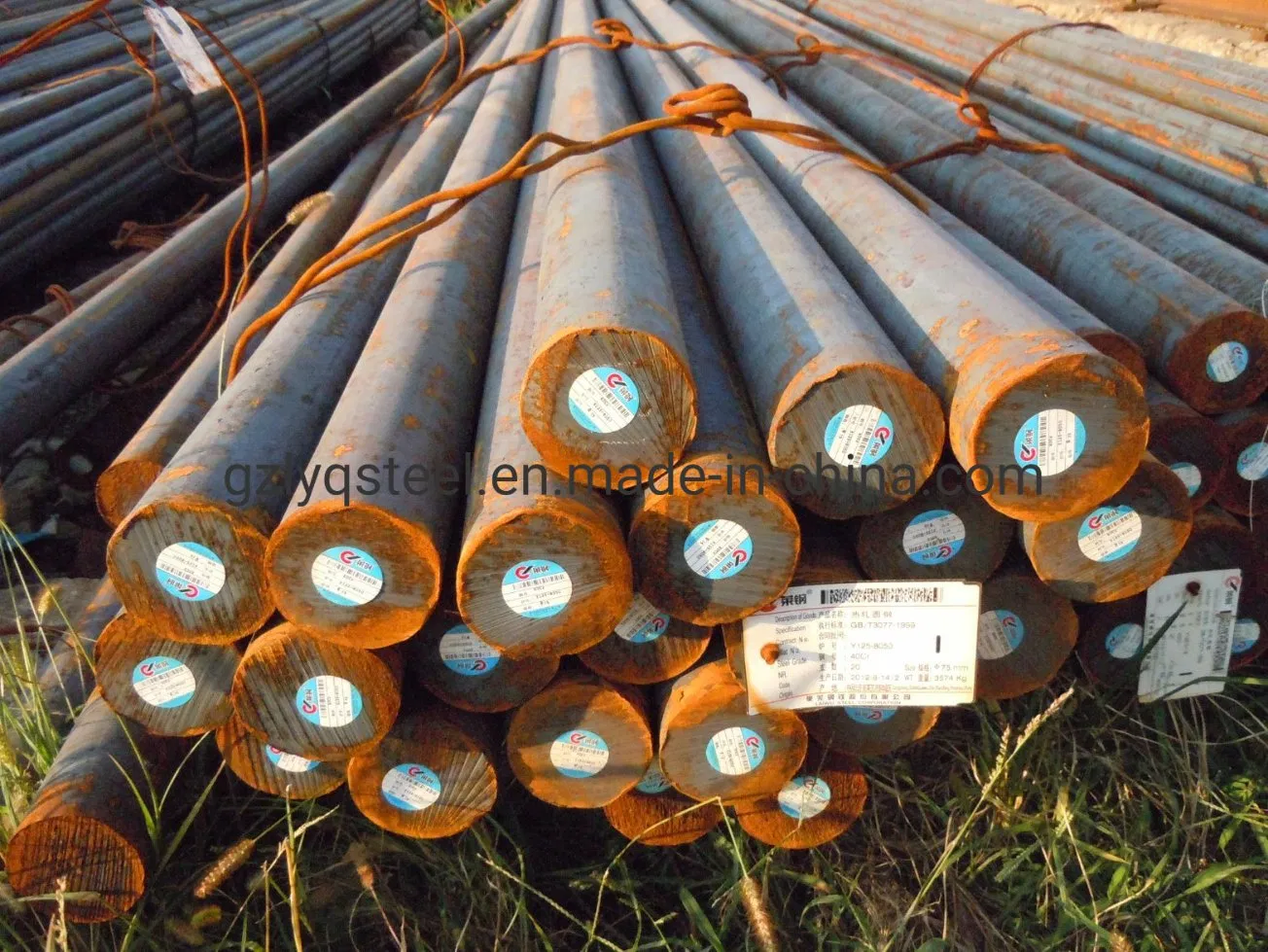 SAE1045 1055 304 321 Q235 Q345 Q195 Round Steel Bars