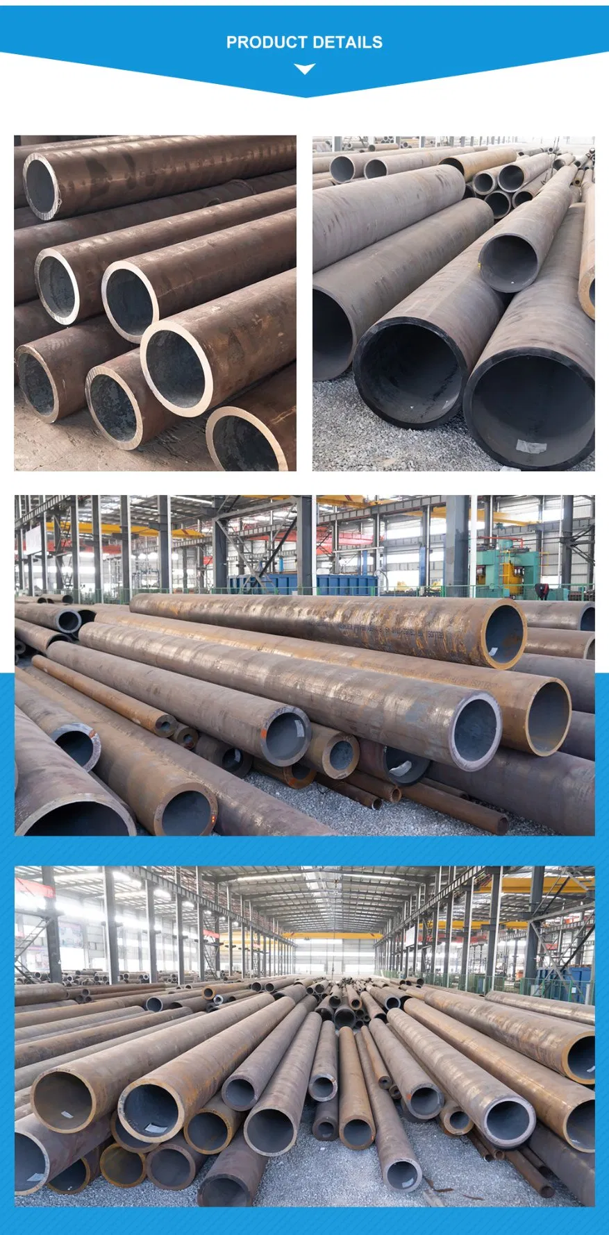 Seamless Carbon and Alloy Steel Mechanical Tube ASTM A519 1010 1020 1030 1045